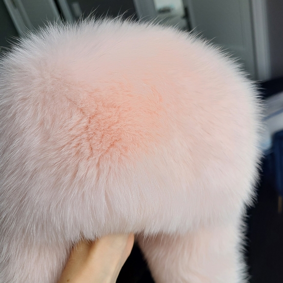 Real fur kids winter hat - Picture 3 of 9